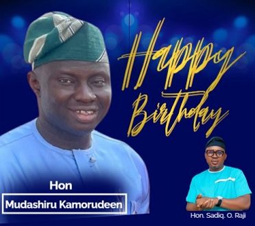 Hon. Sadiq Celebrates Lagelu Chairman, Hon. Mudashiru Kamorudeen on his birthday