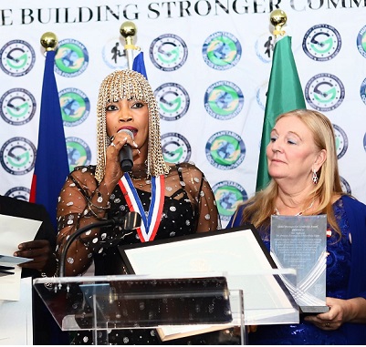 US President honours Emmanuella Sanon with a lifetime achievement award